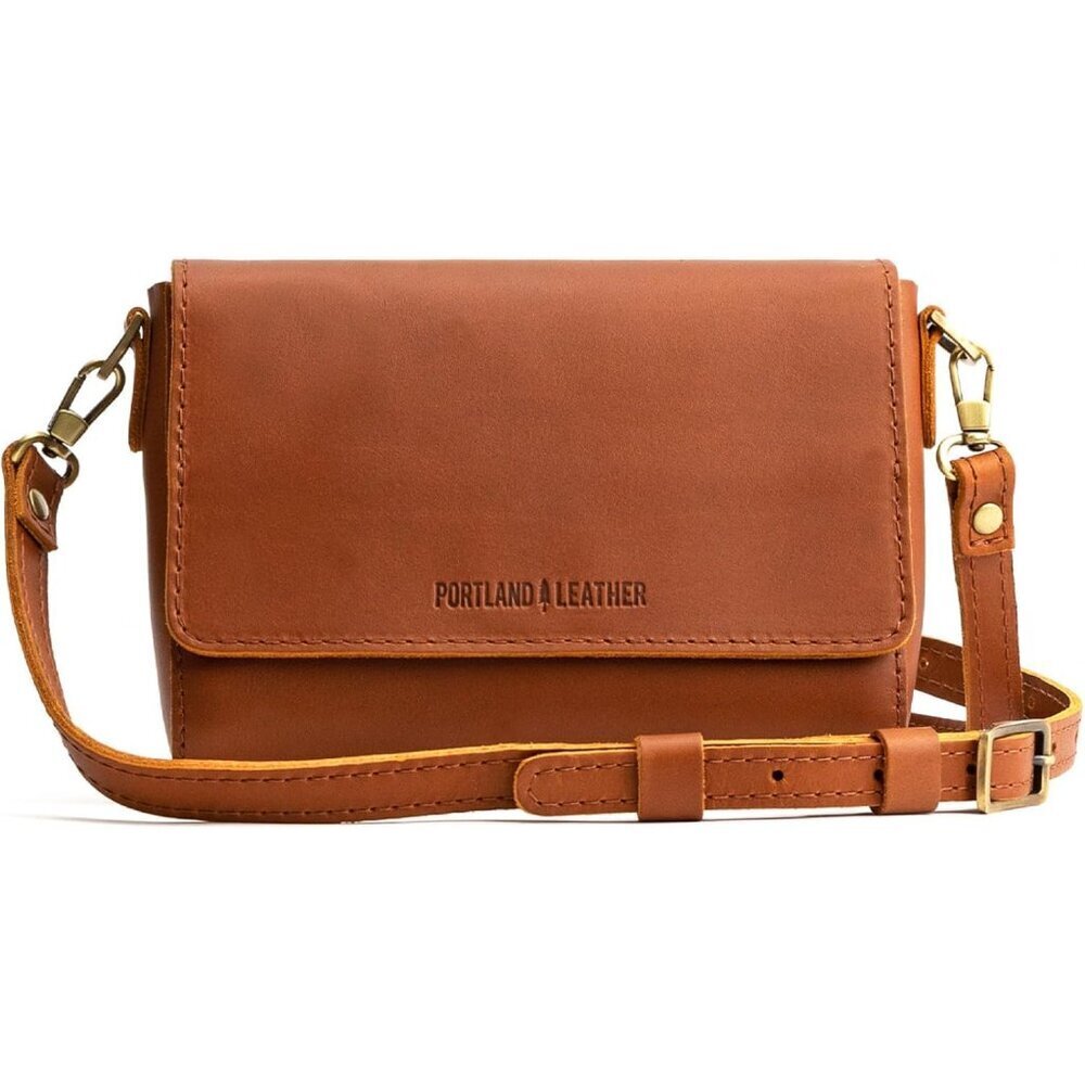 Women Leather Crossbody Bag Full Grain Light Brown Handmade Stylish